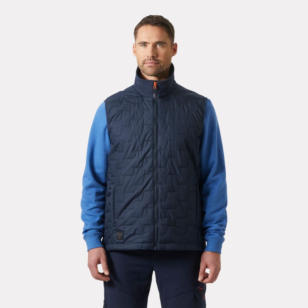 Insulated Softshell Work Vest - Navy
