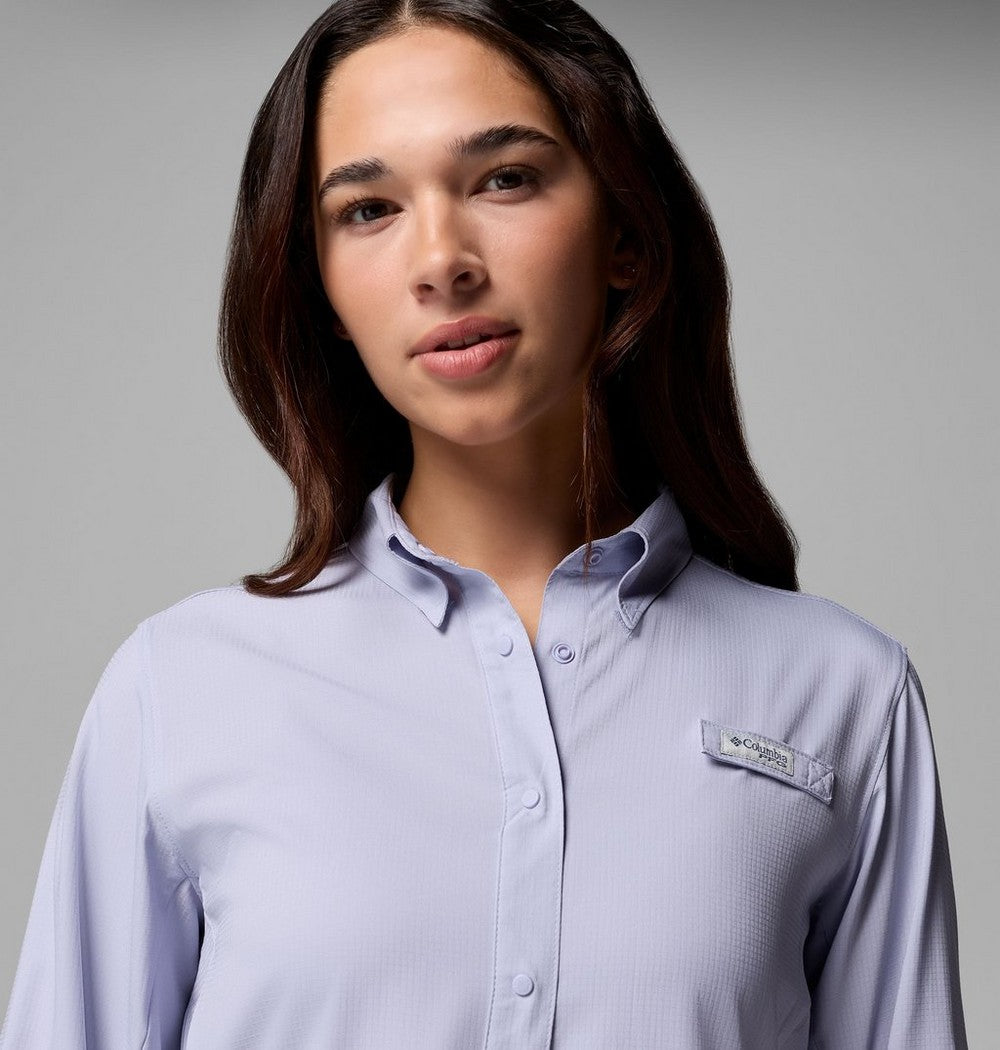 Women's Long Sleeve Fishing Shirt - Stone