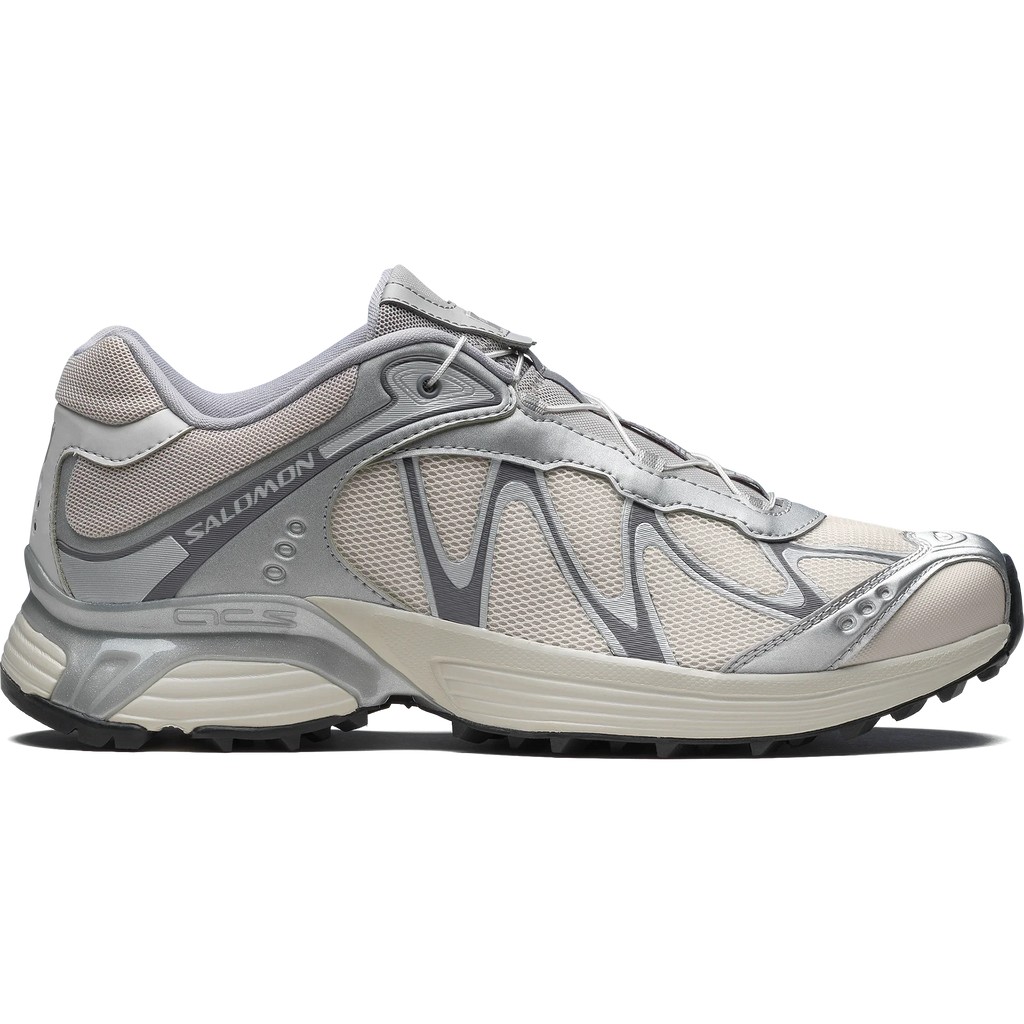 Layered Mesh Trail Sneaker - Silver