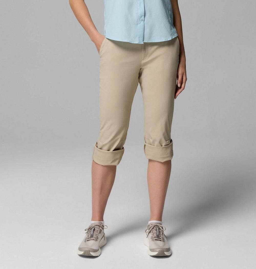 Women's UPF 50 Hiking Capris - Tan