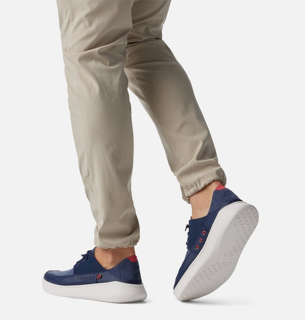 Men's Relaxed Boat Shoe - Blue and White