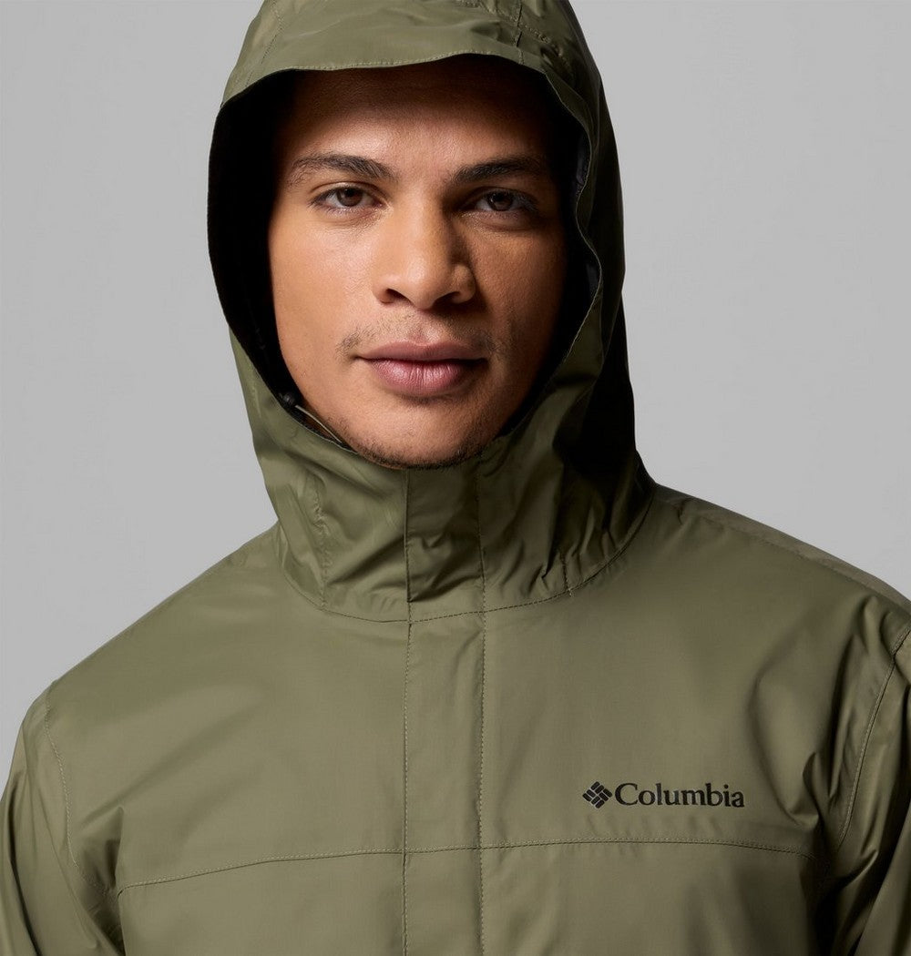 Men's Packable Rain Jacket - Blue