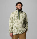 Men's Big Half-Snap Graphic Fleece Pullover