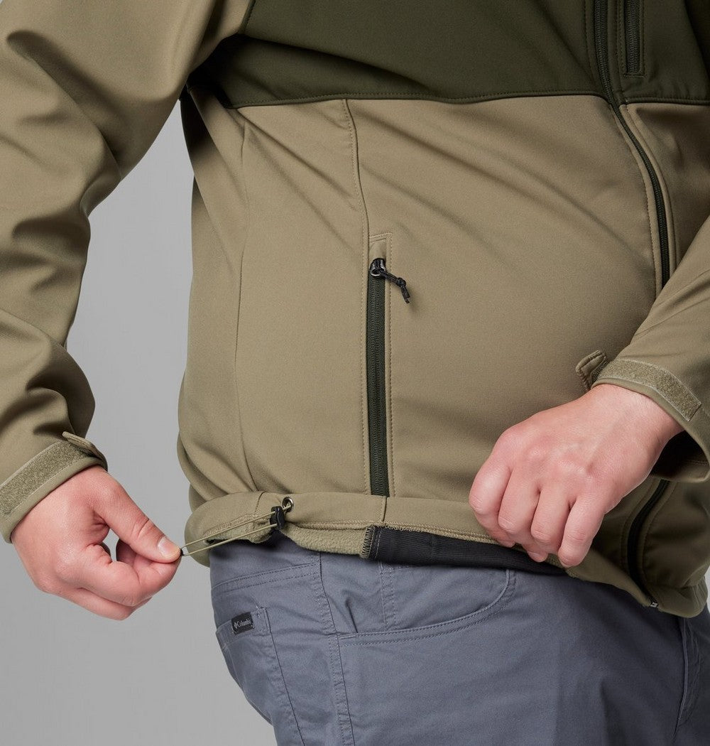 Men's Big Softshell Jacket - Grey