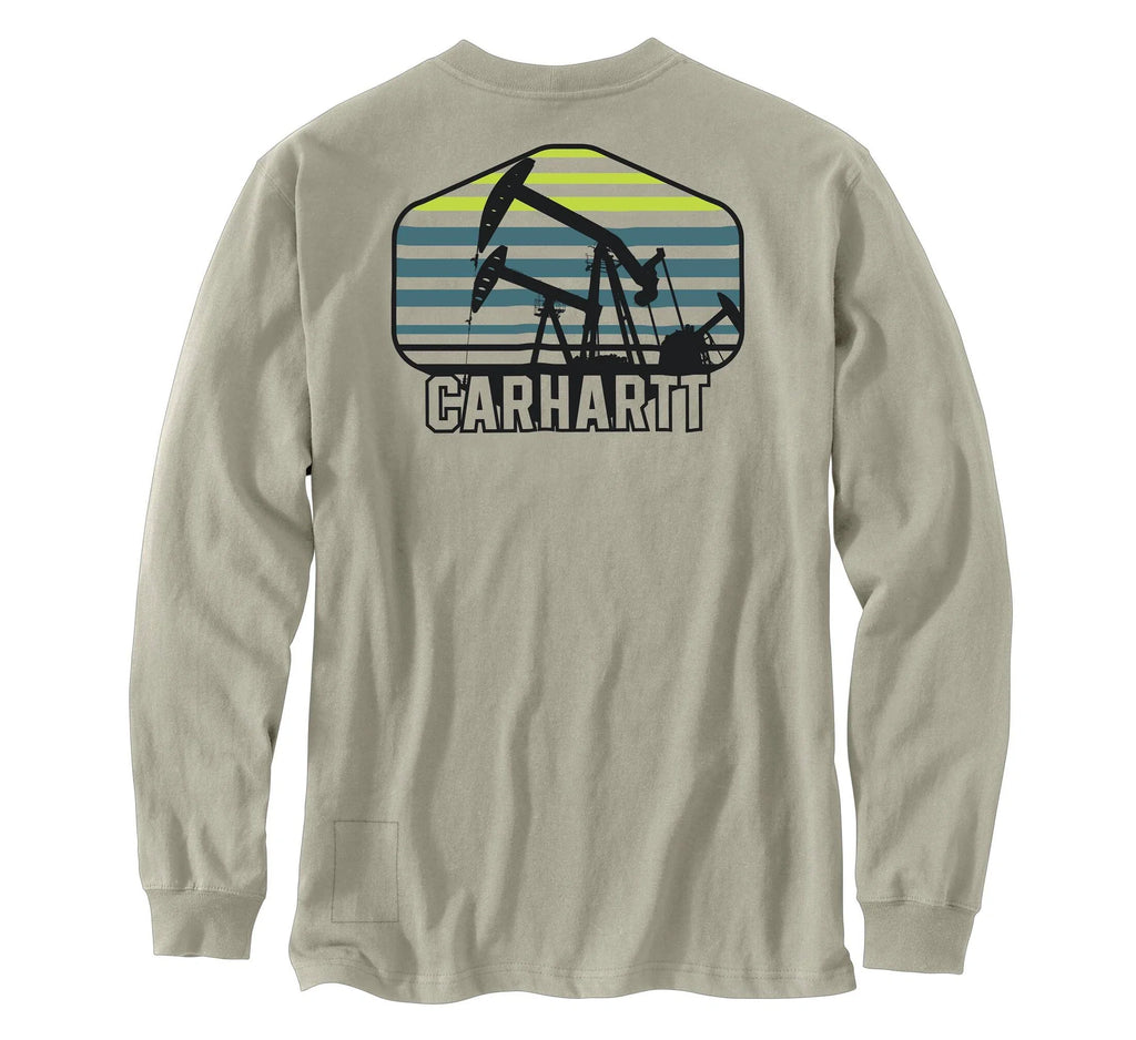 Men's Flame-Resistant Pump Graphic Long-Sleeve Tee