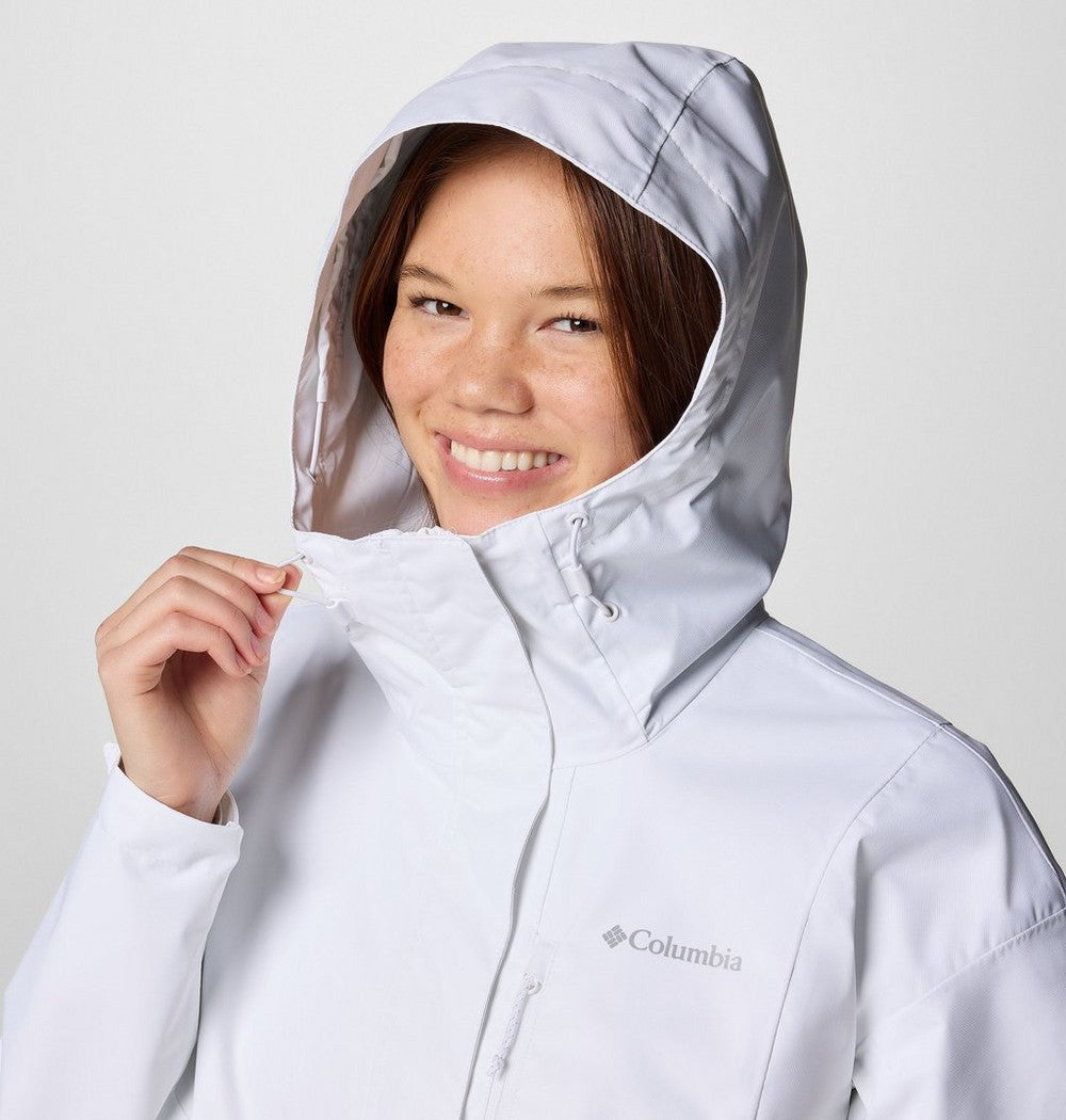 Women's Waterproof Rain Jacket - Coral