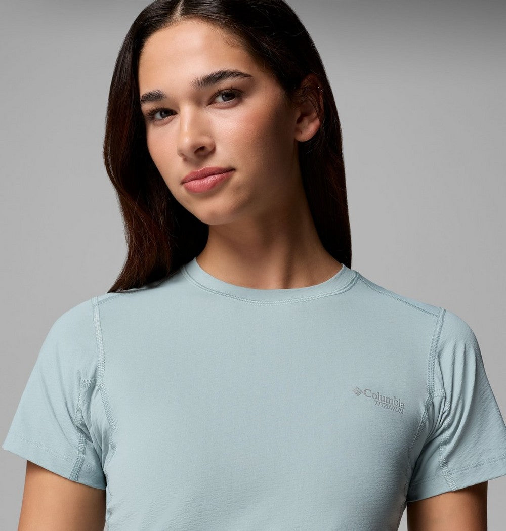 Women's Short-Sleeve Hiking Shirt - Blue