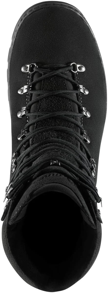 8-Inch Fire-Resistant Firefighter Boots - Black