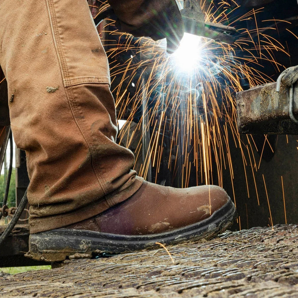 Men's 6-Inch Waterproof Work Chelsea Boot - Brown