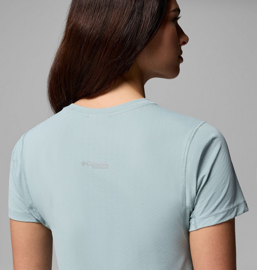 Women's Short-Sleeve Hiking Shirt - Blue