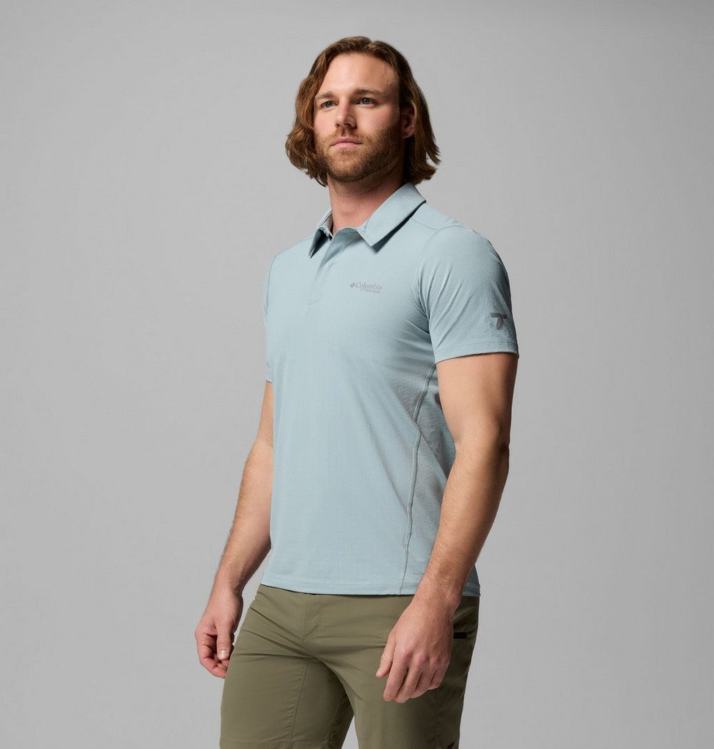 Men's Cooling Sun Protection Polo - Green