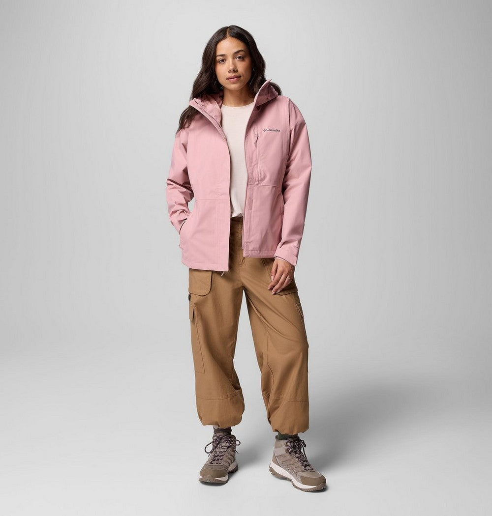 Women's Waterproof Rain Jacket - Coral