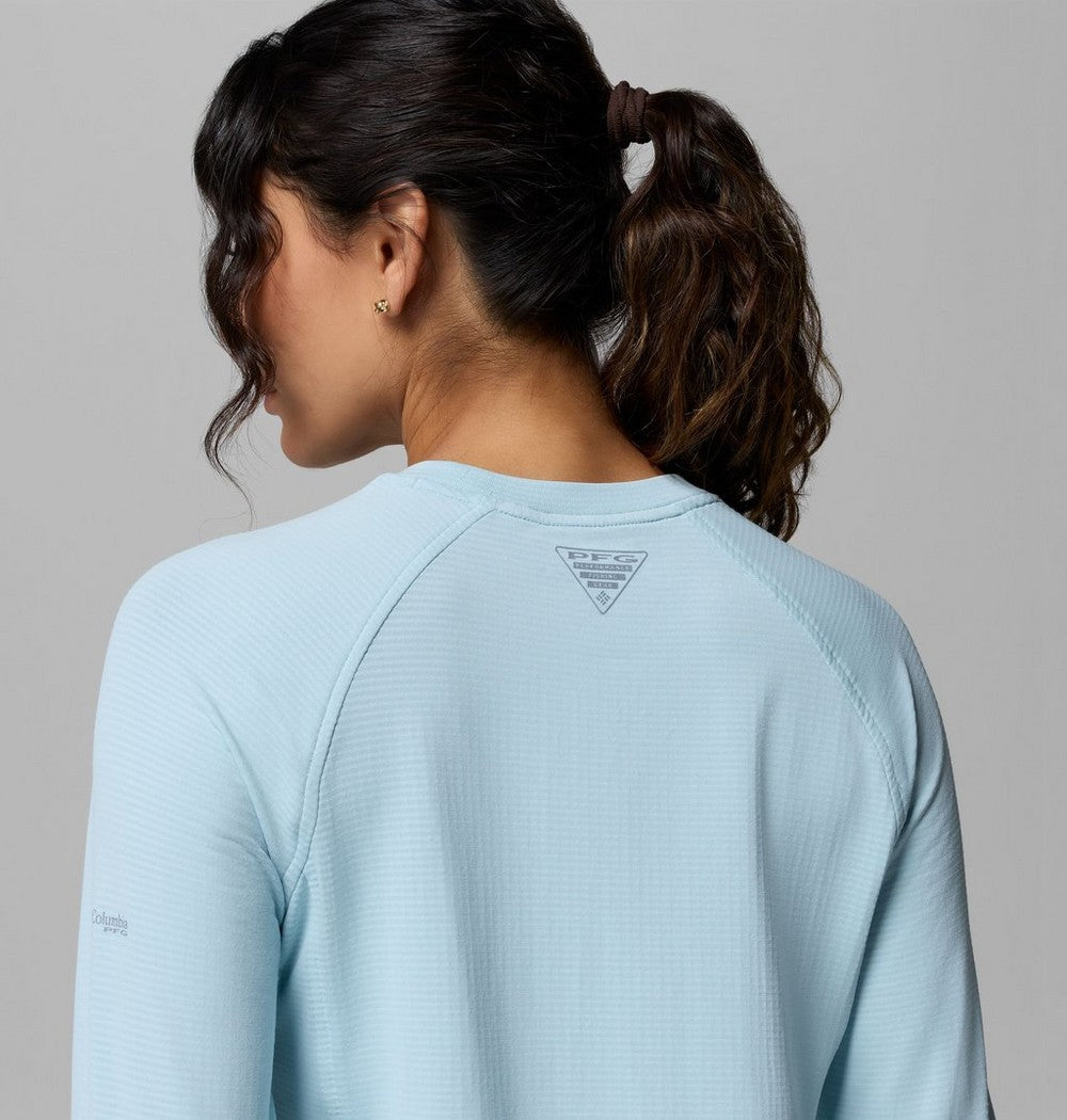 Women's UPF 50 Long Sleeve Crew - Gray