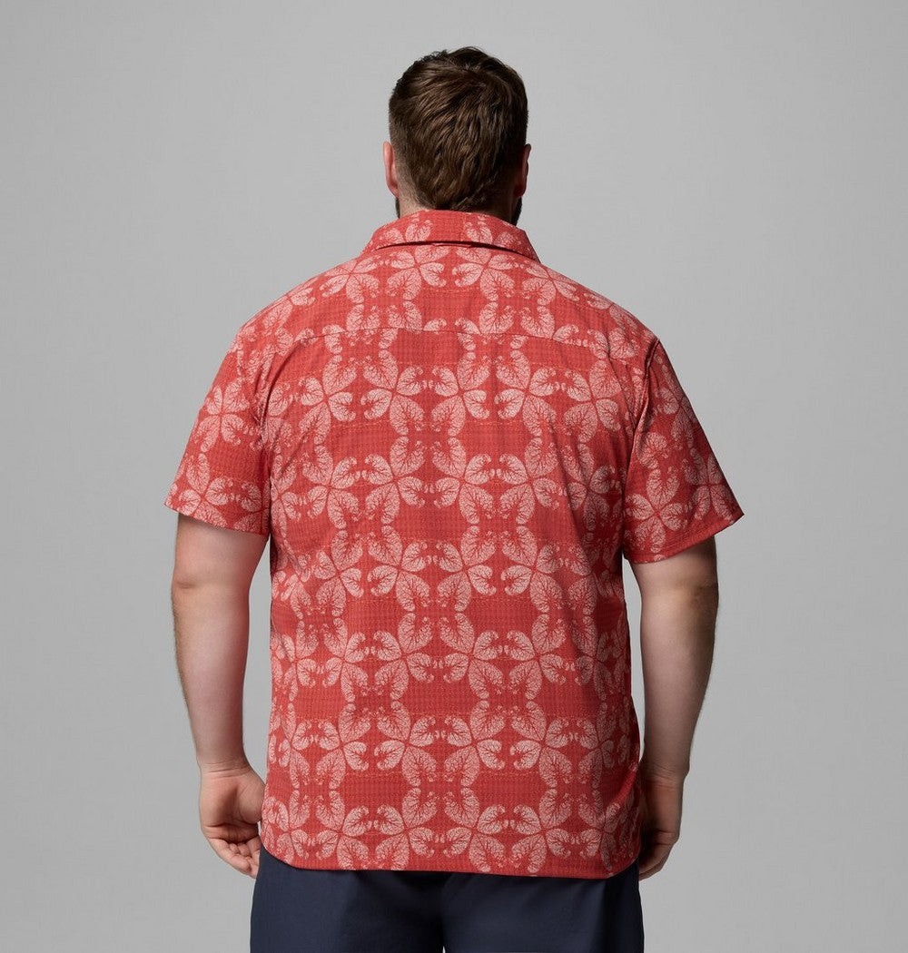 Men's Big Short-Sleeve Printed Camp Shirt