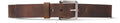 Oil-Tanned Leather Belt - Brown