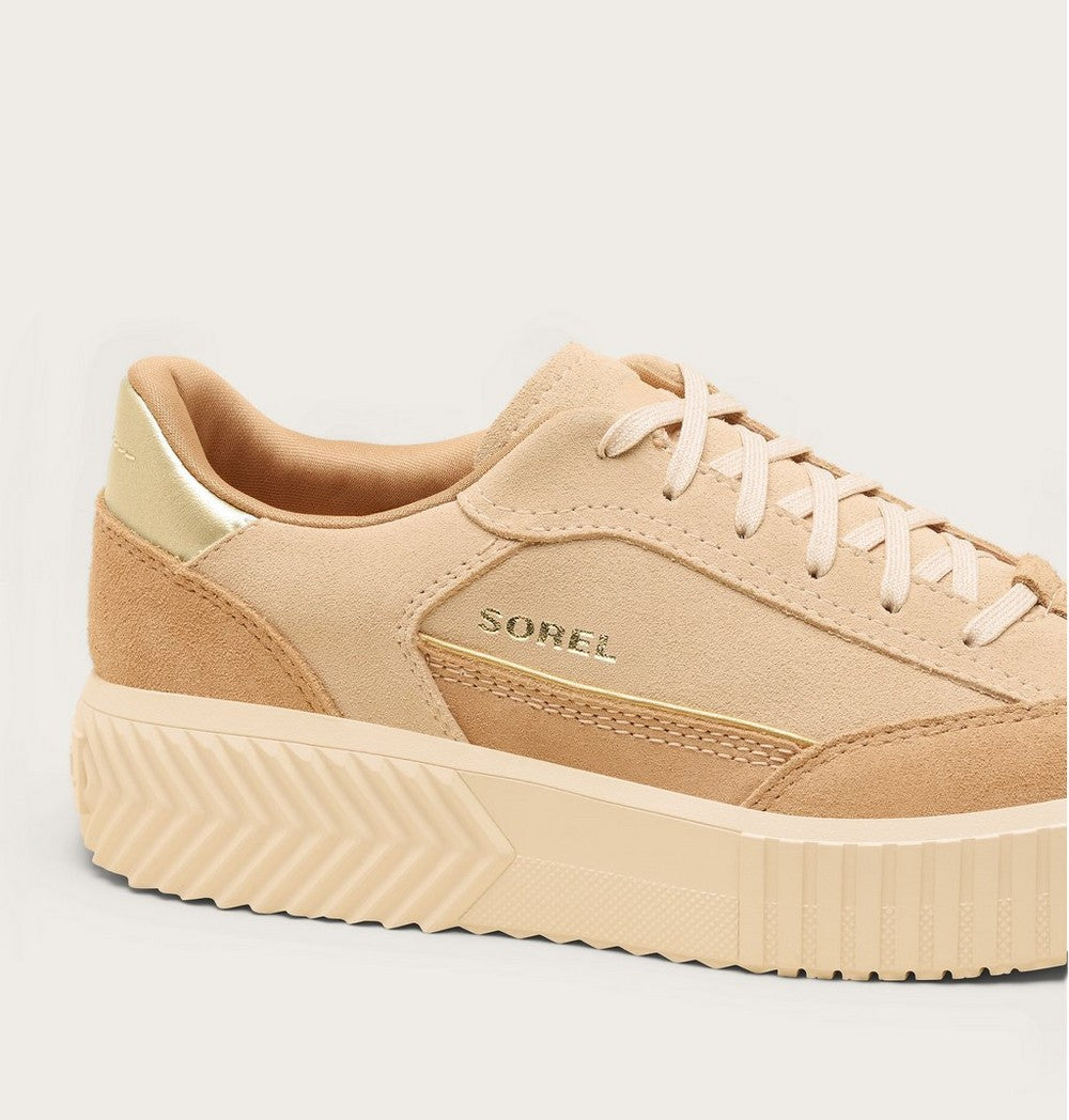 Women's T-Toe Leather Sneaker - Green