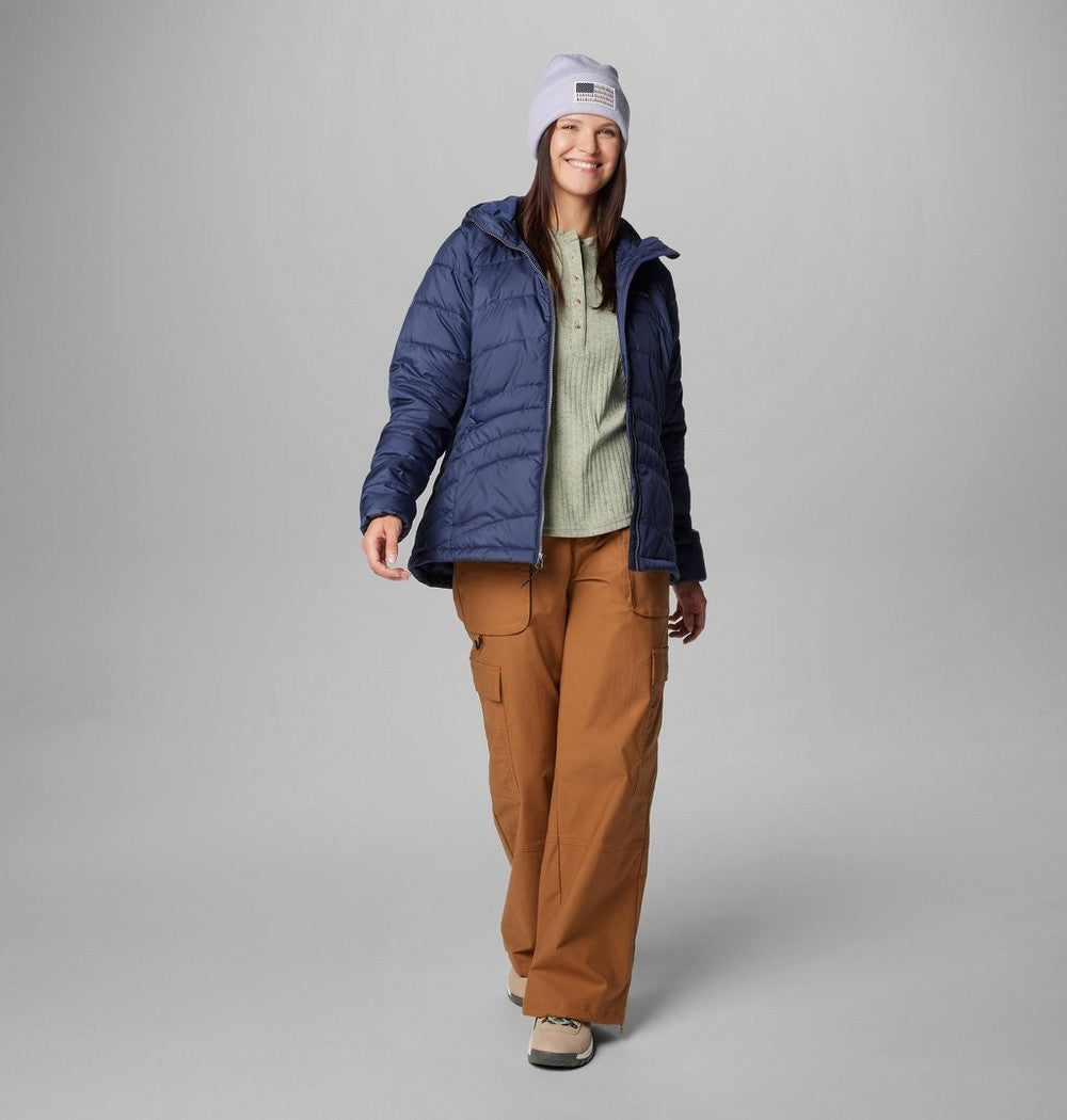 Women's Insulated Hooded Jacket - Wine