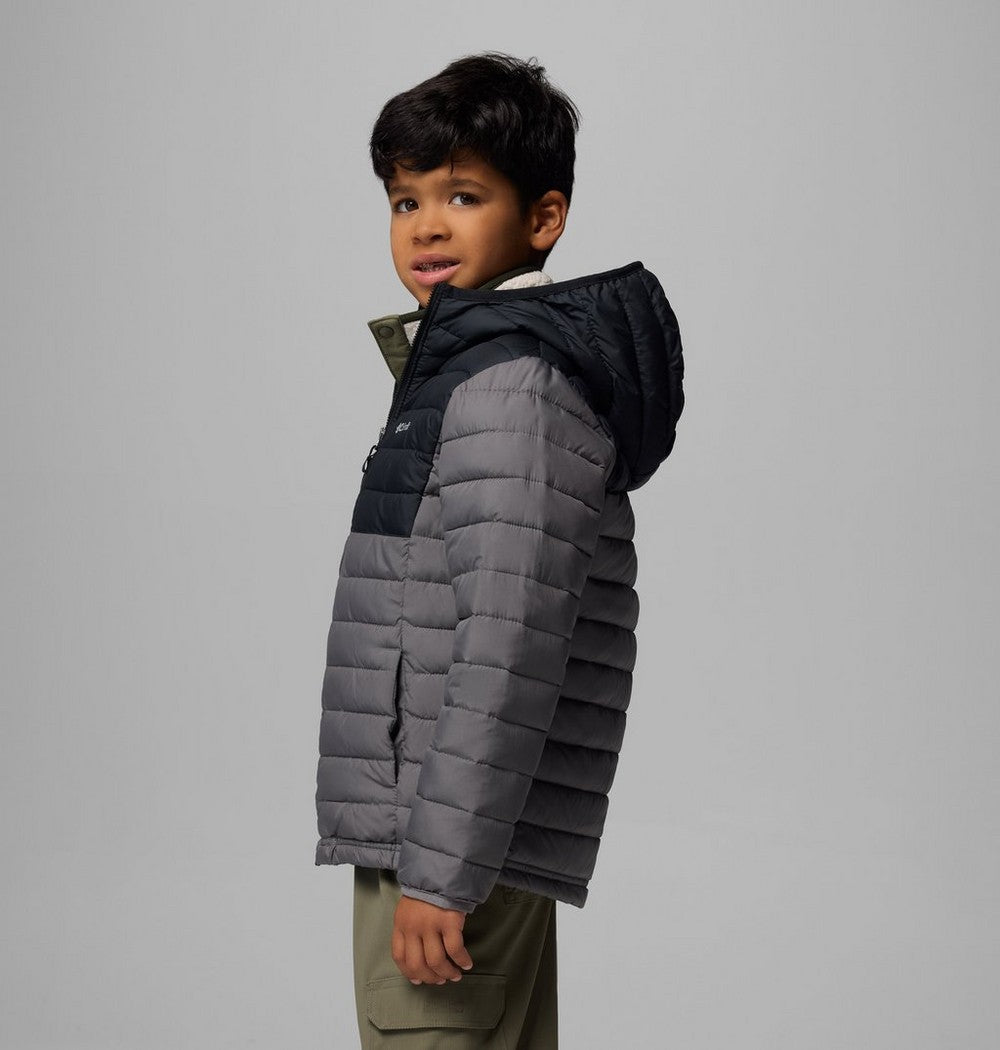 Boys' Hooded Insulated Puffer Jacket - Orange