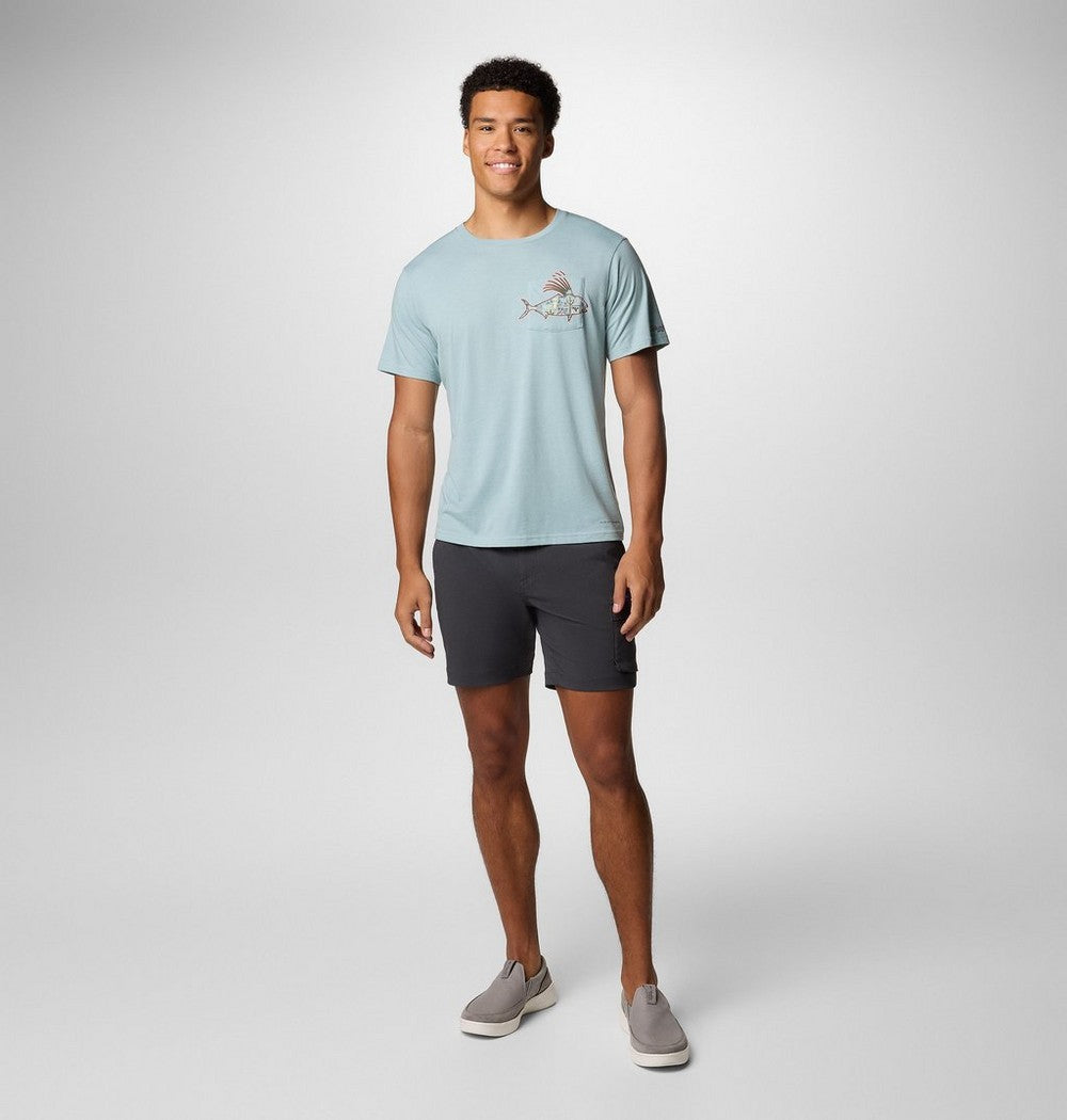 Men's Stretch Fishing Shorts - Cool Grey