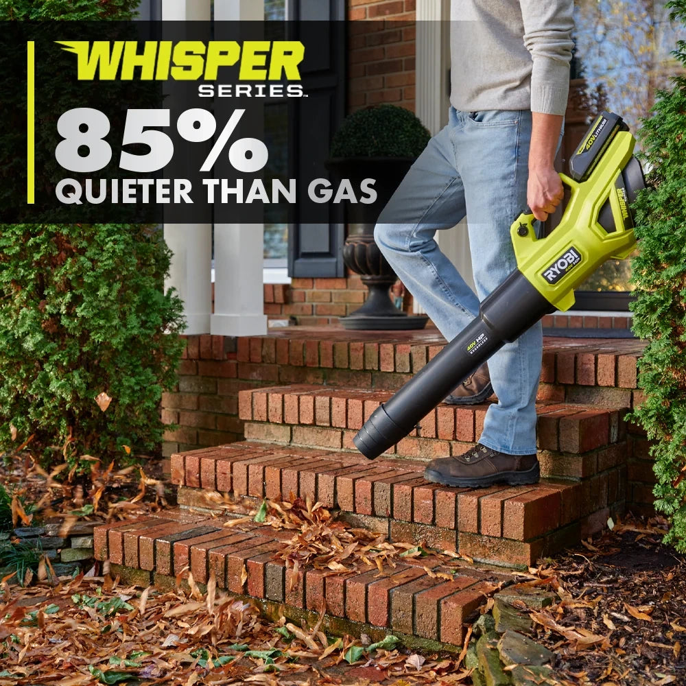 40V Brushless 650 CFM Cordless Leaf Blower Kit