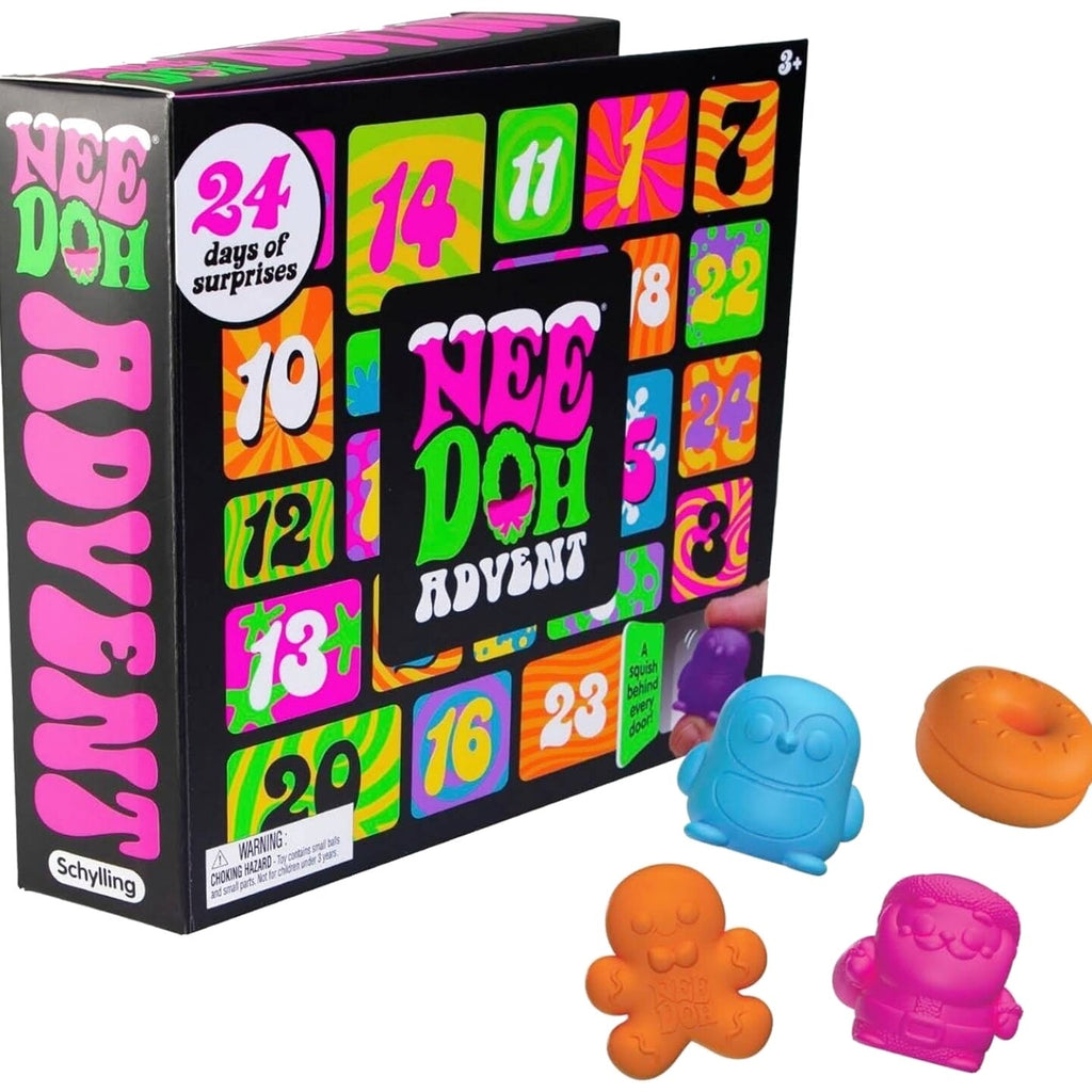 Holiday Countdown with Mini Squeeze Toys