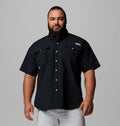 Men's Big UPF 50 Fishing Shirt - Black
