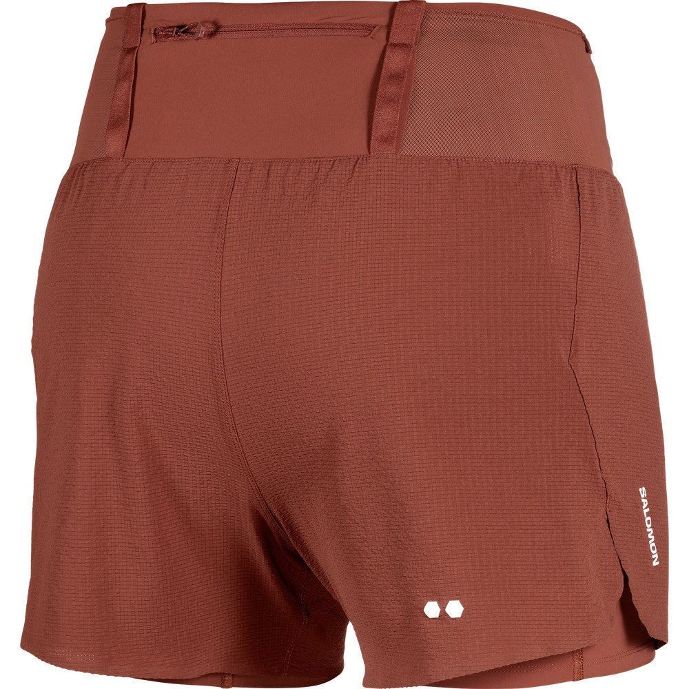 Women's 5-Inch 2-In-1 Trail Shorts - Burnt Umber