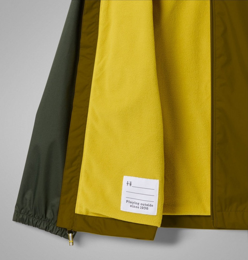 Boys' Fleece-Lined Rain Jacket - Red