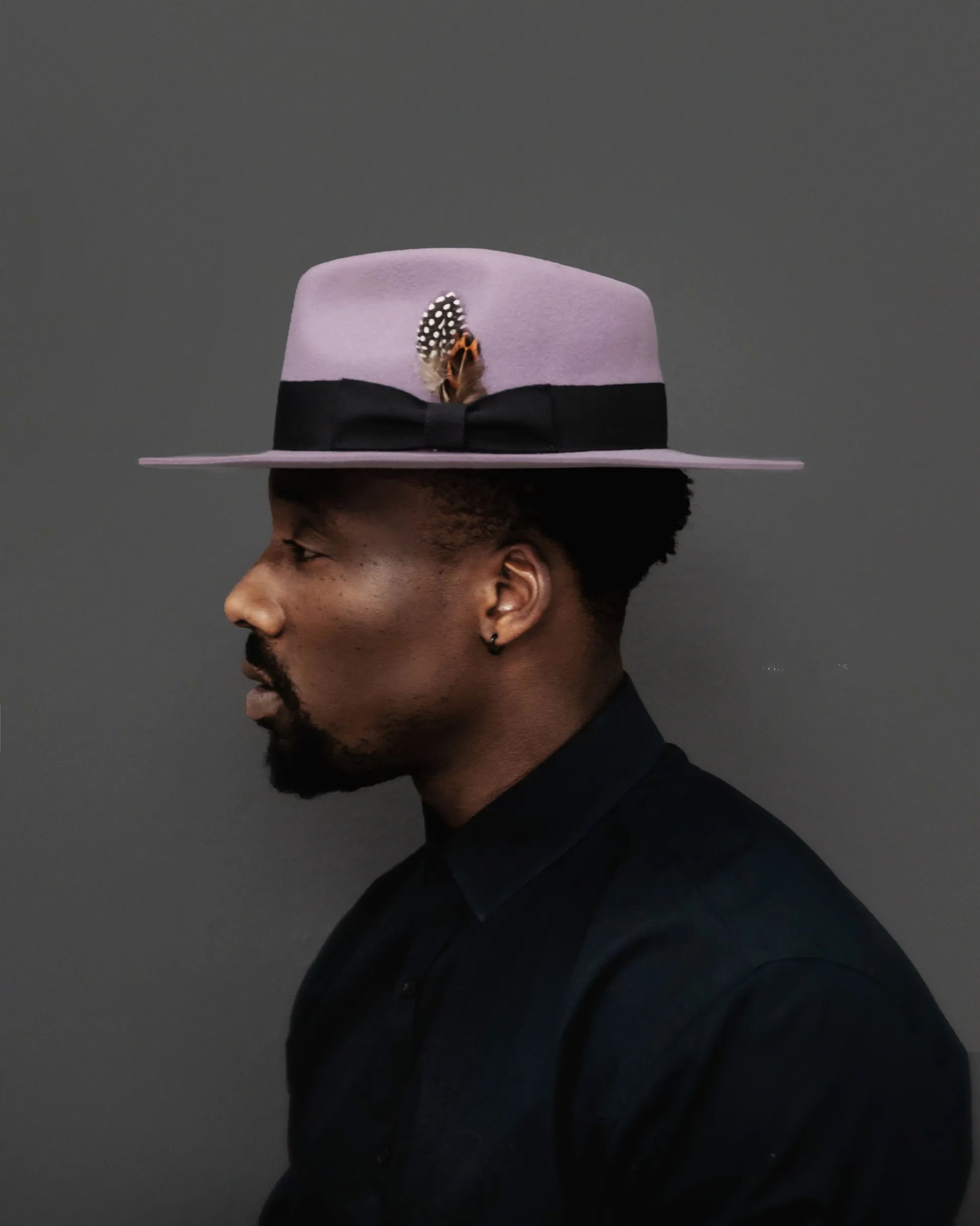 Ferguson Fedora - Lavender+Black
