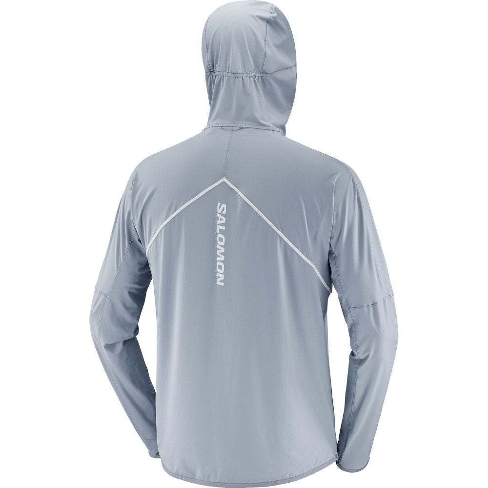 Men's Half-Zip Running Hoodie - Tan