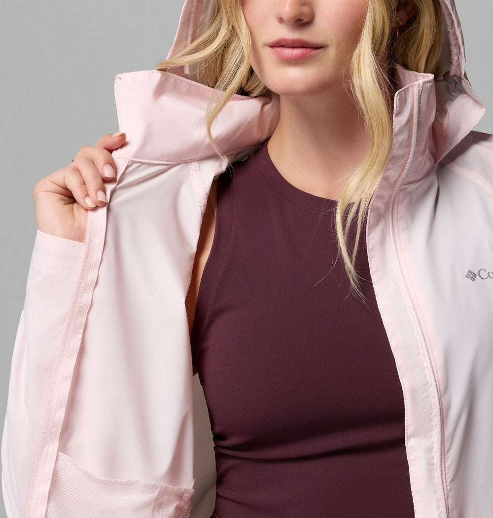 Women's Packable Water-Repellent Jacket - Blue