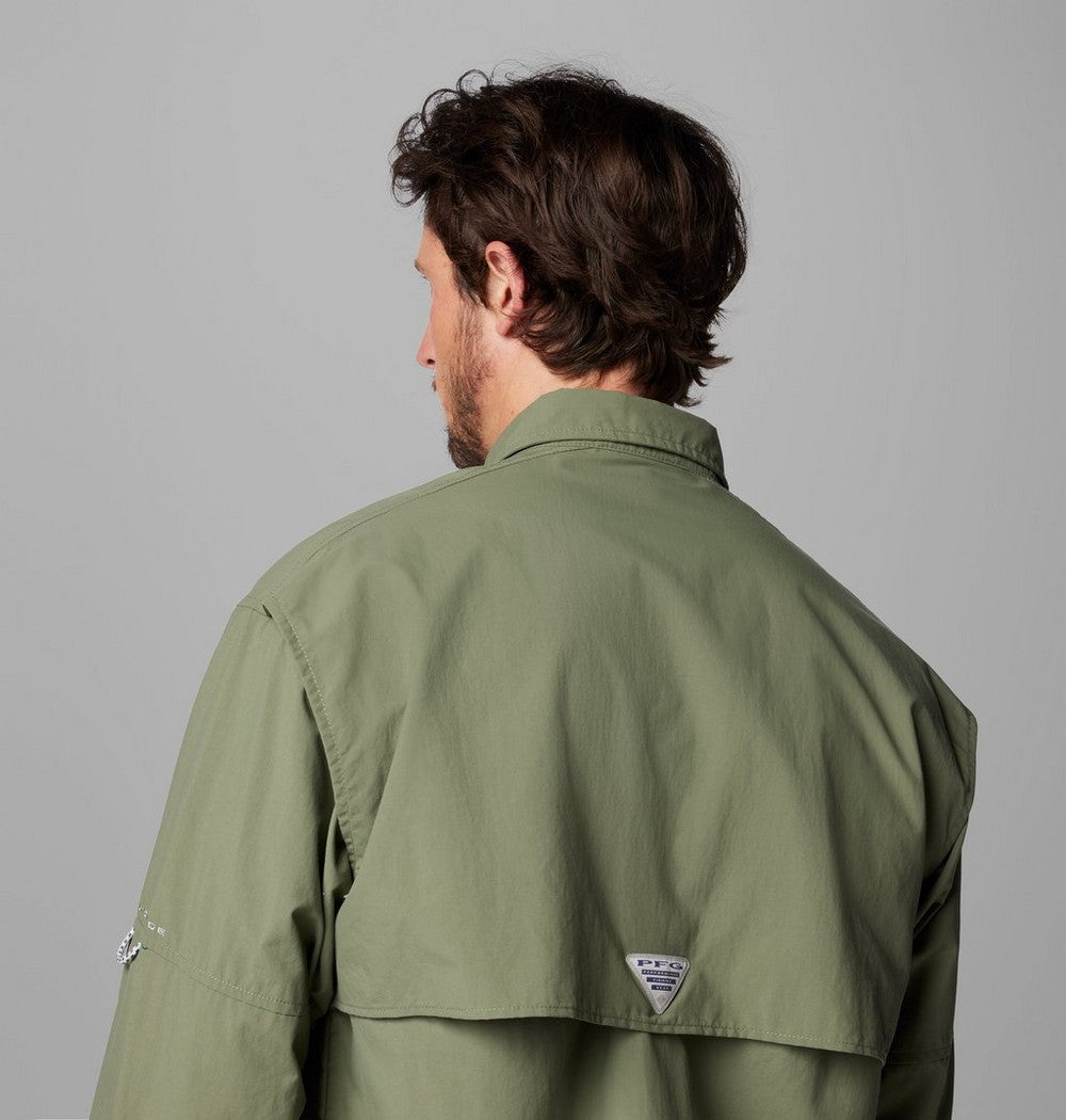 Men's Vented Long-Sleeve Fishing Shirt - Blue