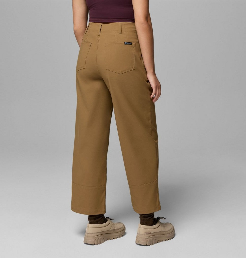 Women's Stretch Wide-Leg Pants - Green