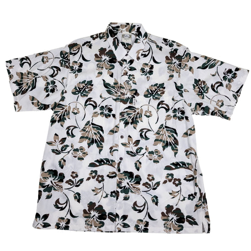 Aloha Camo (Beige) Hawaiian Shirts