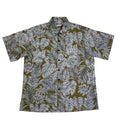 Jungle Leaves (Khaki) Hawaiian Shirts