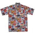 Makau (Burgundy) Hawaiian Shirts