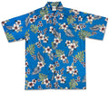 Haole Hibiscus (Powder) Hawaiian Shirts