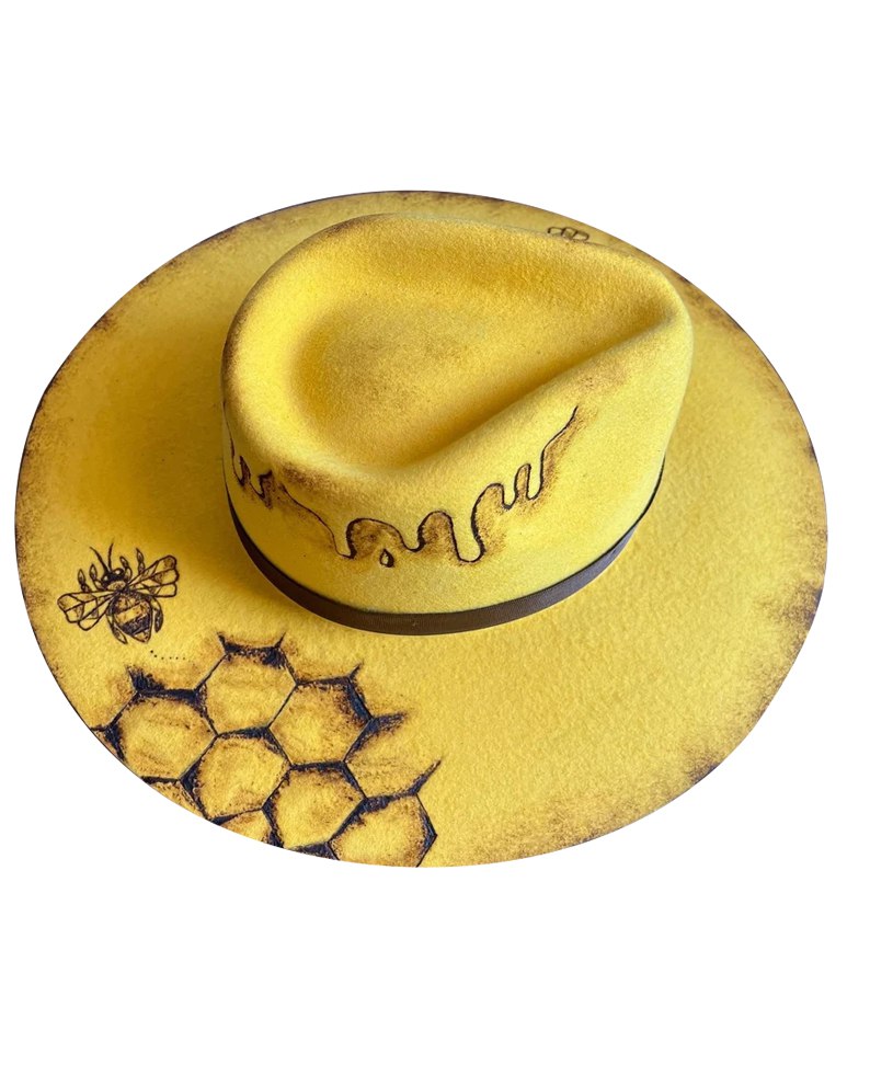 Honey Bee Sun Hat - Yellow