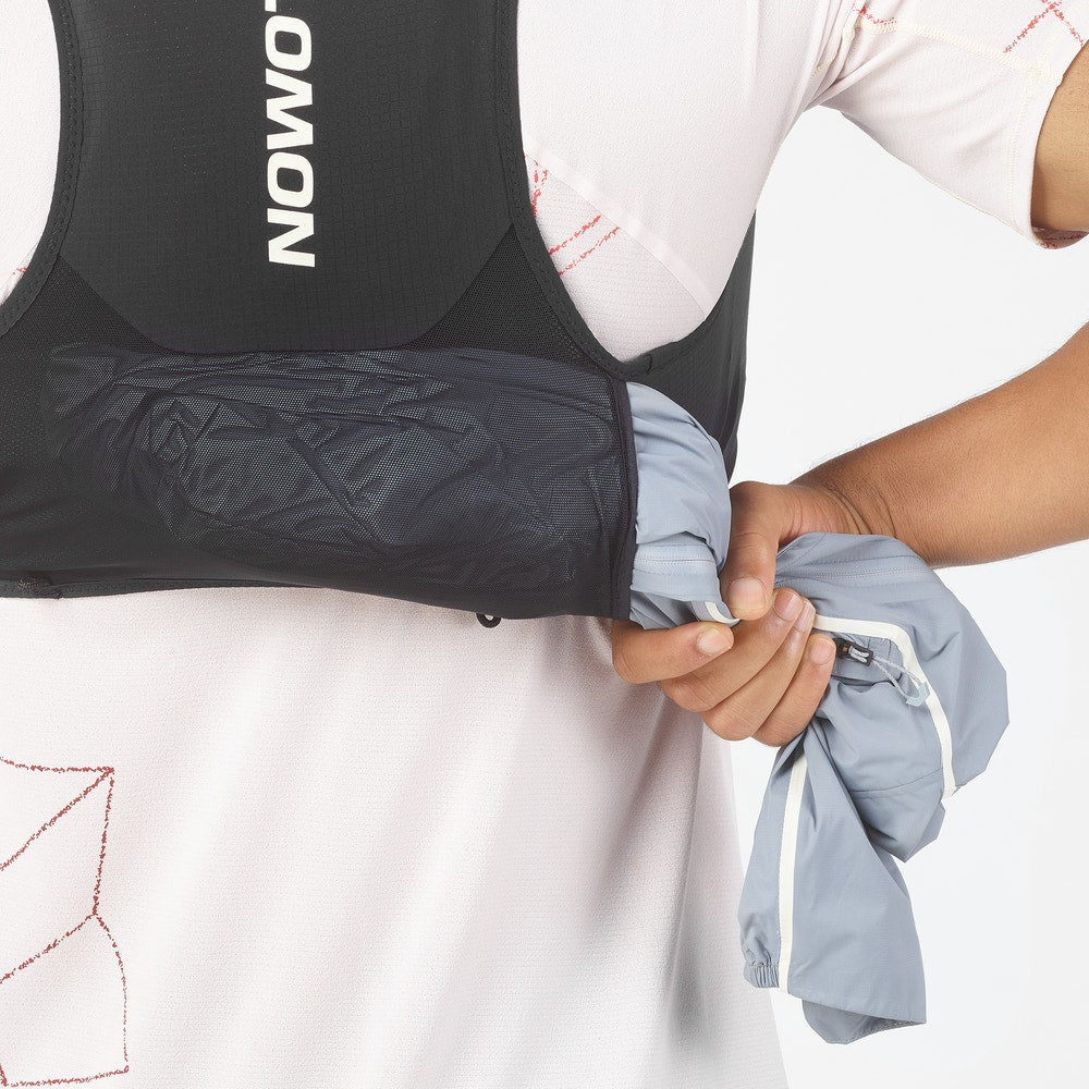 Running Hydration Vest With Flasks - Red/Black