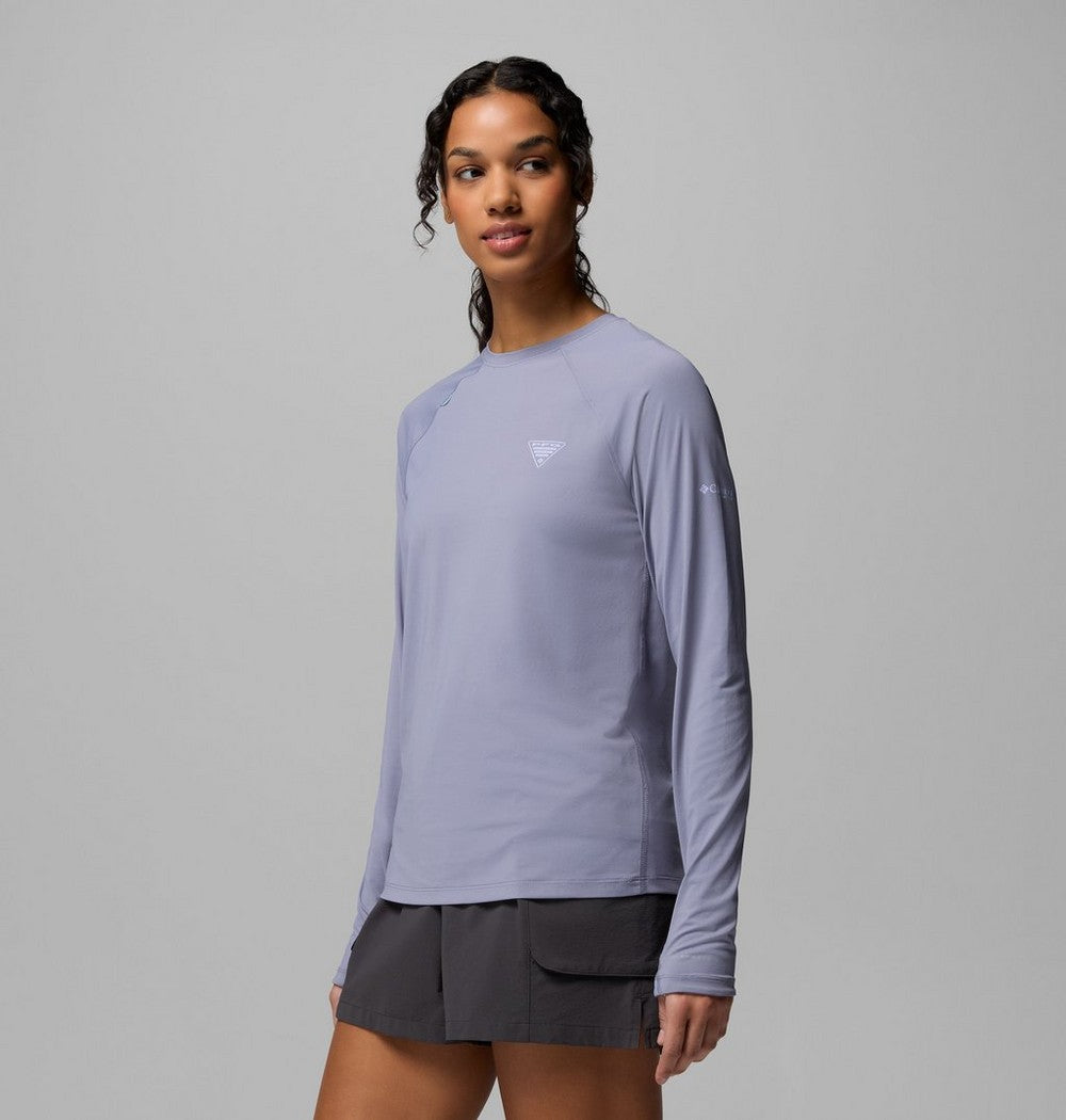Women's UPF 50 Long Sleeve Sun Shirt - White
