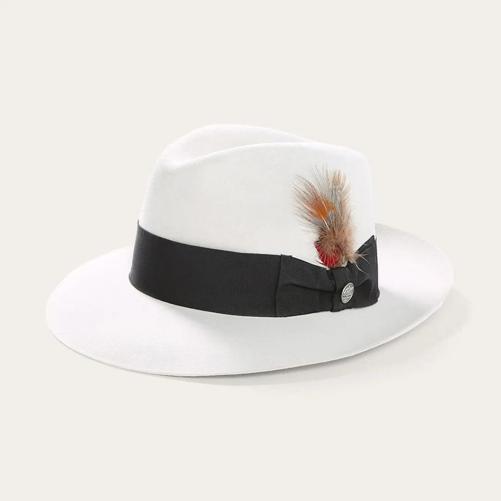Temple Fedora-White