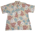 Hibiscus Cross Reverse (Butter) Hawaiian Shirts