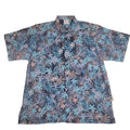 Jungle Collage Reverse (Black) Hawaiian Shirts