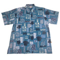 Monsterra Blocks Reverse (Teal) Hawaiian Shirts