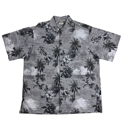 Aloha Proverbs (Silver) Hawaiian Shirts