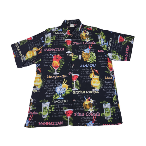 Drinks (Black) Hawaiian Shirts