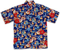 Hula Hands (Royal) Hawaiian Shirts