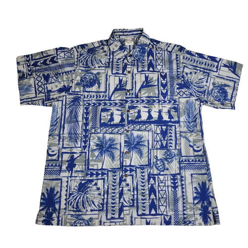 Hula Halau (Sage) Hawaiian Shirts