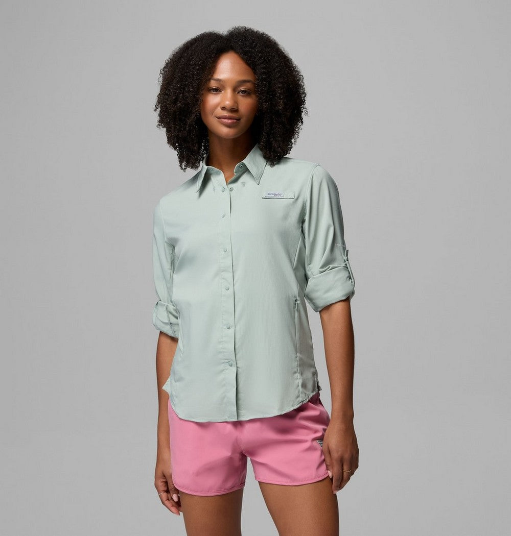Women's Long Sleeve Fishing Shirt - Stone