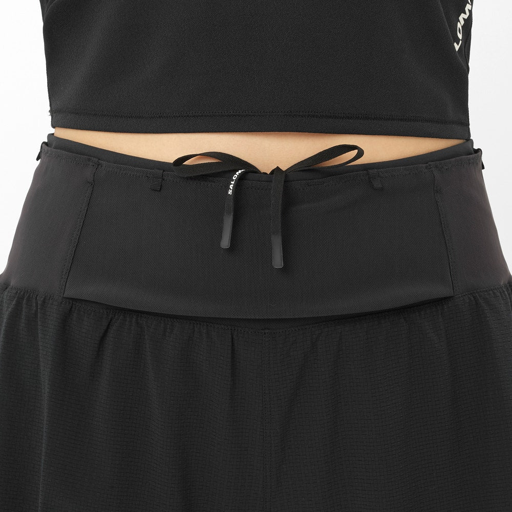 Women's 5-Inch 2-In-1 Trail Shorts - Burnt Umber